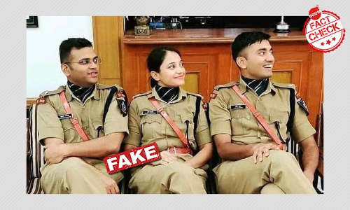 Image Of Three IPS Officers Sitting Together Viral As Siblings