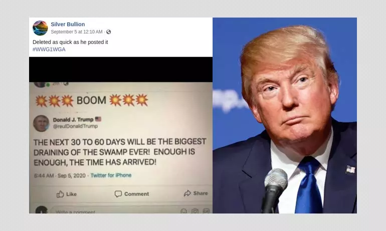 Fake Donald Trump Account Promises To Drain The Swamp In 60 Days