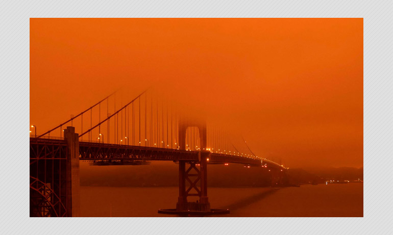 California Wildfires, Smoke Filled Skies And An Apocalyptic Scene California Wildfires, Smoke Filled Skies And An Apocalyptic Scene