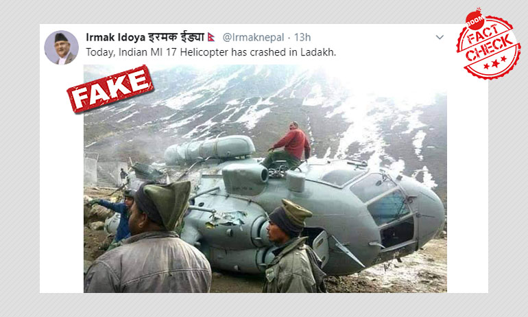 Pakistani Twitter Accounts Peddle Photo Of 2018 IAF Crash As Recent Pakistani Twitter Accounts Peddle Photo Of 2018 IAF Crash As Recent
