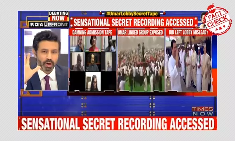 Times Now Airs FB Live Video As Secret Admission By Activists On PFI