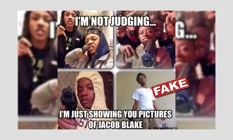 Photos Of Deceased Chicago Teen Shared As Jacob Blake Posing With Guns