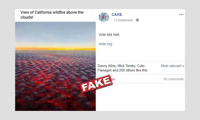 Photo Of Dramatic Hawaii Sunset Peddled As California Fires Photo Of Dramatic Hawaii Sunset Peddled As California Fires