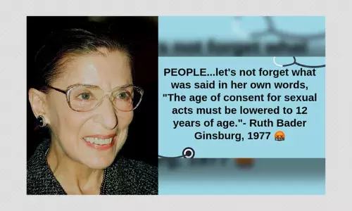 No, Ruth Bader Ginsburg Did Not Advocate Lowering Age Of Consent To 12