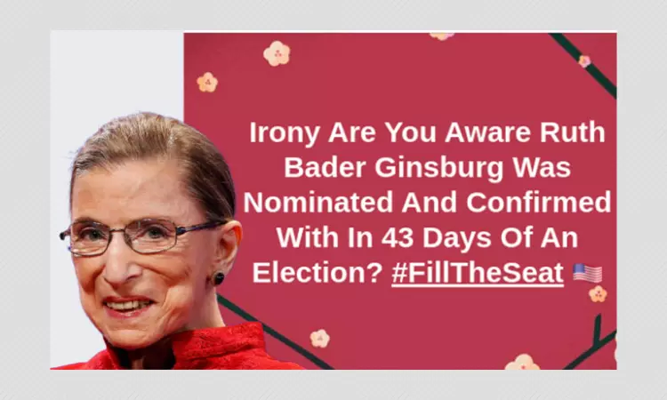 No, Ruth Bader Ginsburg Was Not Confirmed As Judge In An Election Year
