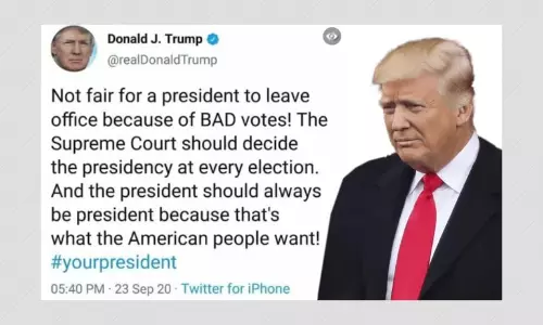 No, Trump Didnt Tweet That Supreme Court Should Elect The President