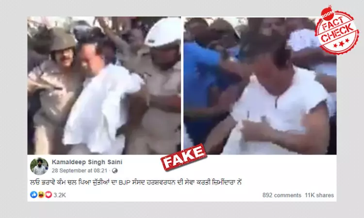 2016 Video Falsely Shared As Health Minister Harsh Vardhan Assaulted