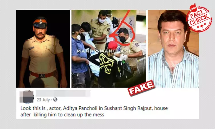 Debunked: Aditya Pancholi Did Not Appear As A Cop At SSRs House
