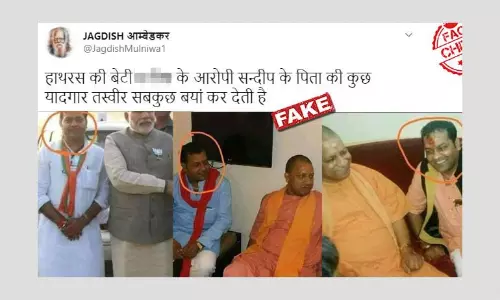 Hathras Incident: Photo Of UP BJP Leader Peddled As Accuseds Father