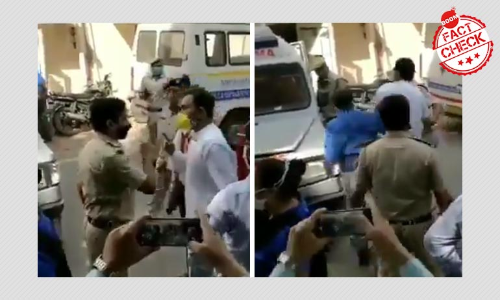 Video Of AAP Leader Heckled By Delhi Police Viral As Rahul Gandhi