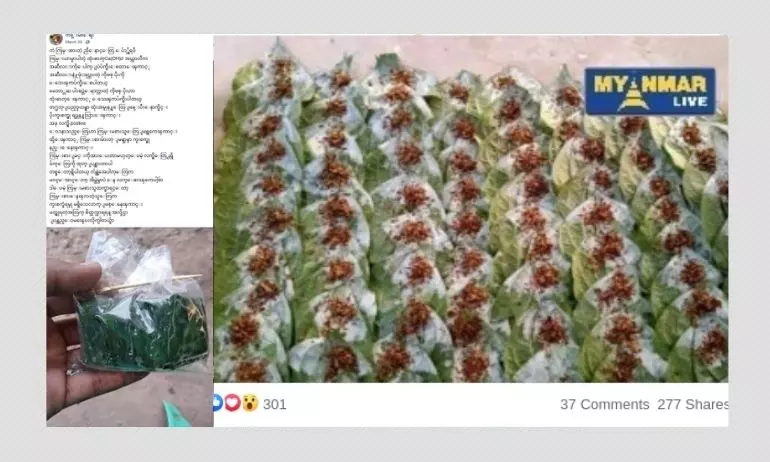 False Claim Viral In Myanmar That Chewing Betel Quid Prevents COVID-19