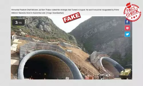 2012 Photo From California Falsely Shared As Image Of Atal Tunnel