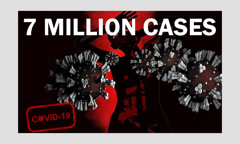 India Reports Seven Million Cases, Latest Million Recorded In 13 Days India Reports Seven Million Cases, Latest Million Recorded In 13 Days