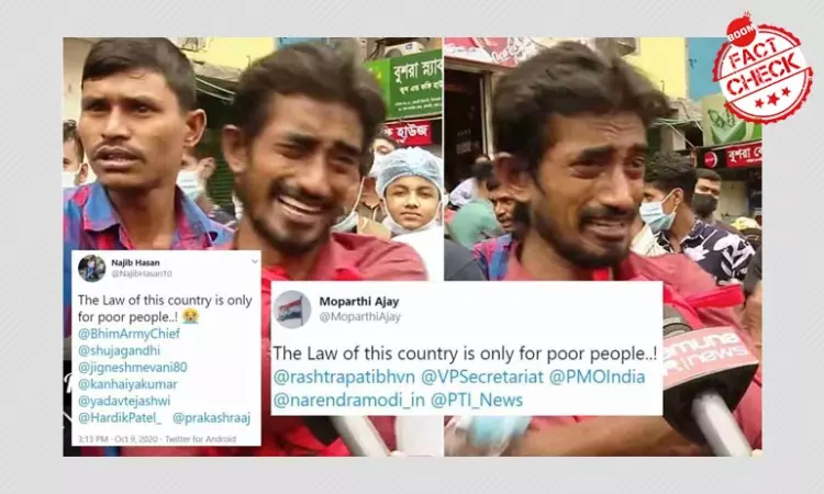 Viral Video Of Grief-Stricken Rickshaw Puller Is From Bangladesh