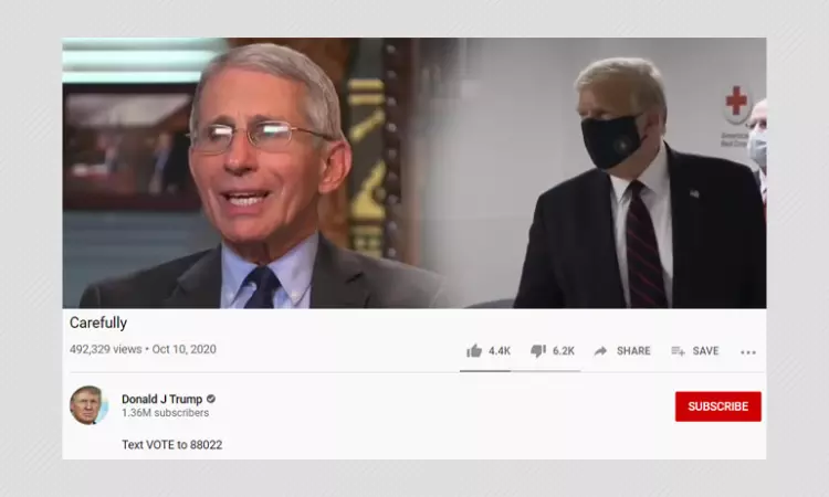 Donald Trump Campaign Ad Uses Anthony Faucis Comment Without Context