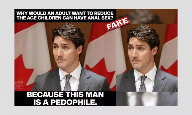 Justin Trudeau Falsely Accused Of Paedophilia For Repealing Anti-LGBTQ Law