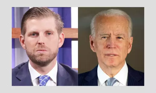 Eric Trump Shares Photo Of Joe Bidens Old Home To Make Corruption Claims