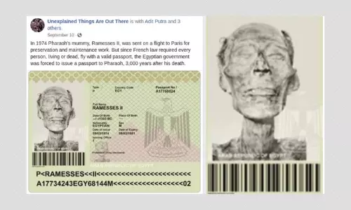 No Evidence Of A Passport Being Issued To Mummy Of Pharaoh Ramesses II