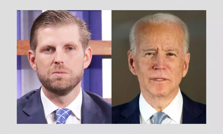Eric Trump Shares Photo Of Joe Bidens Old Home To Make Corruption Claims