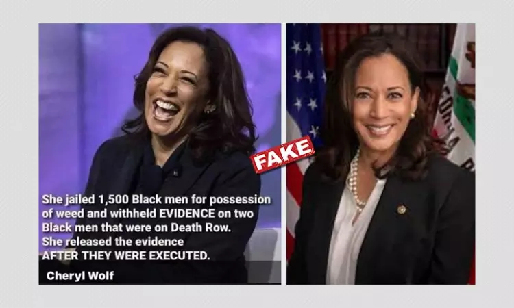 Did Kamala Harris Jail 1,500 Black Men For Marijuana Possession?