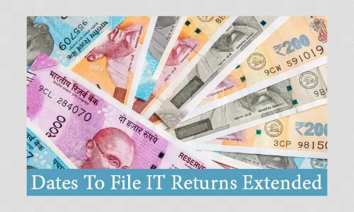 Deadline To File Individual IT Returns Extended To December 31