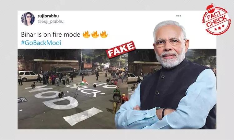 Go Back Modi Photo From West Bengal Shared As Bihar