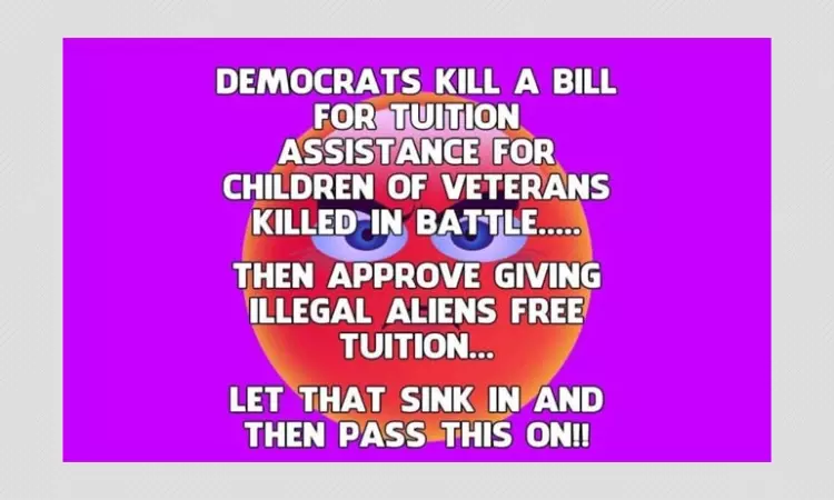 Did Democrats Block A Bill For Children Of Vets Killed On Duty?