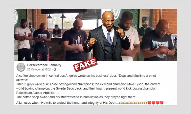 Video Of Mike Tyson Offering Islamic Prayer Viral With Misleading Claim