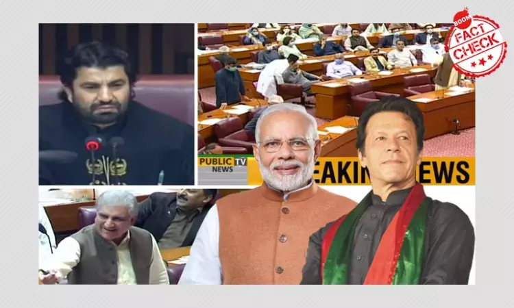 Did Pak MPs Chant Modi Modi In Parliament? No, Theyre Chanting Voting