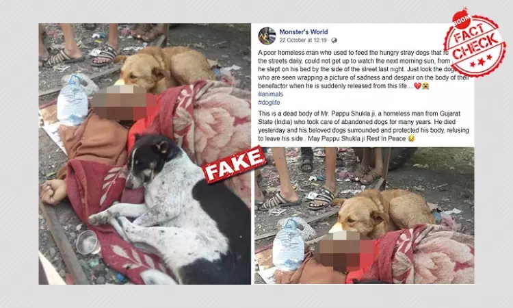 Image of Yemeni Homeless Man Falsely Shared As From Gujarat