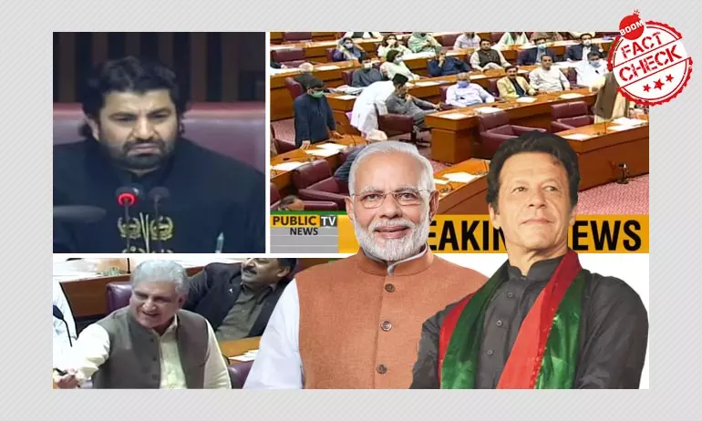Did Pak MPs Chant Modi Modi In Parliament? No, Theyre Chanting Voting