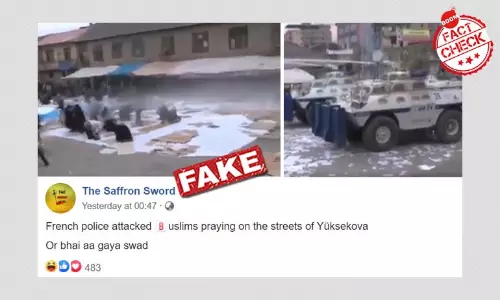 2012 Video Of Turkish Police Dispersing Protesters Falsely Shared As France