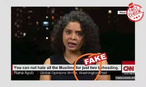 Edited Screenshot Falsely Claims Rana Ayyub Condoned France Attacks