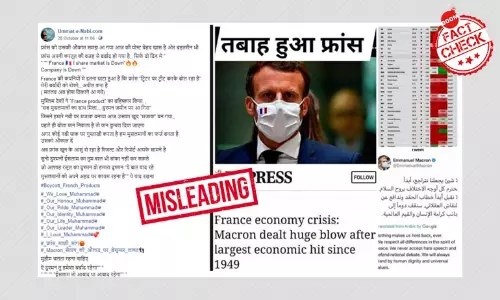 Fake Post Claims Call To Boycott French Products Caused Economic Crisis