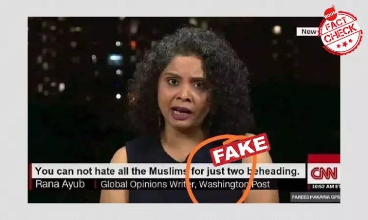Edited Screenshot Falsely Claims Rana Ayyub Condoned France Attacks