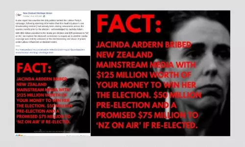Jacinda Ardern Did Not Bribe New Zealand Media To Win Re-election
