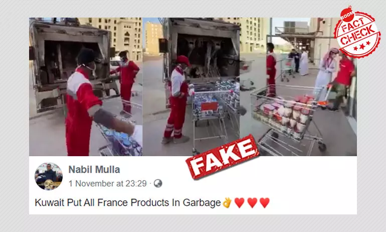 No, This Video Does Not Show Kuwaitis Boycotting French Products