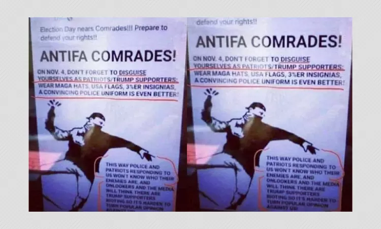 No, Antifa Has Not Called For Riots After US Election Day