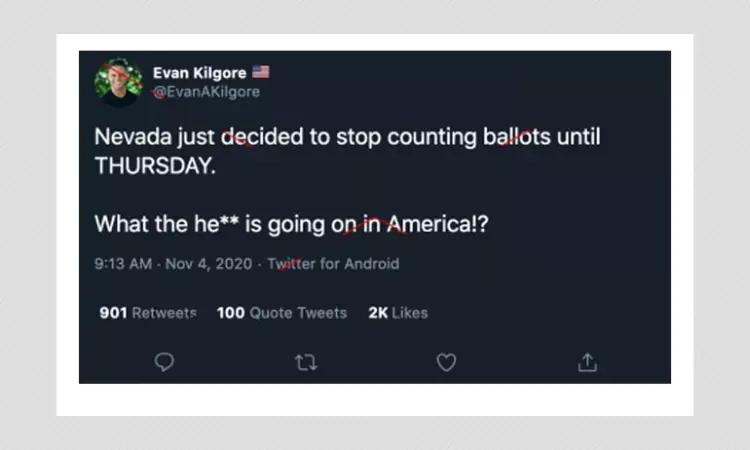 Has Nevada Stopped Counting Votes Till November 5? Not Really