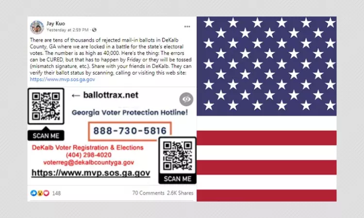 Do 40,000 Mail-In Ballots Need To Be Cured In Georgia? Not Really