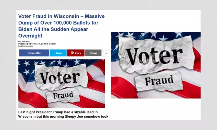 Counting Of Absentee Ballots Behind Surge For Joe Biden In Wisconsin