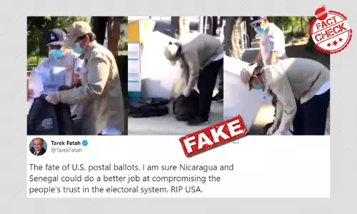 Video Of Collection Of Mail-in Ballots Viral As Voter Fraud In California