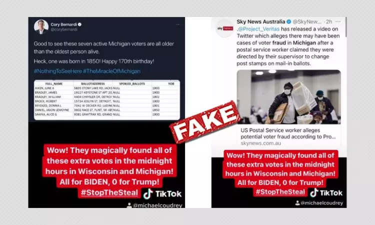 Screenshot Of 2019 Lawsuit Shared To Falsely Claim Voter Fraud In 2020