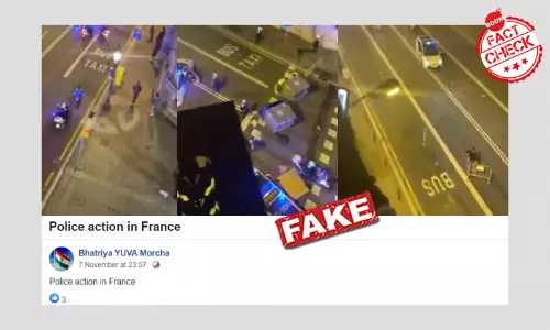 Video Of Protests In Spain Over COVID-19 Restrictions Peddled As France