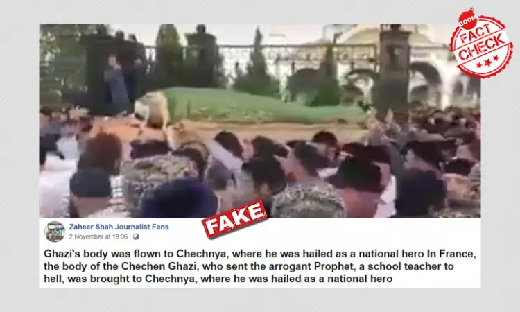 No, This Is Not The Funeral Of Samuel Patys Killer Abdoullakh Anzorov