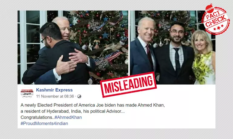 Posts Claiming Indian Ahmed Khan Appointed Advisor To Biden Are False