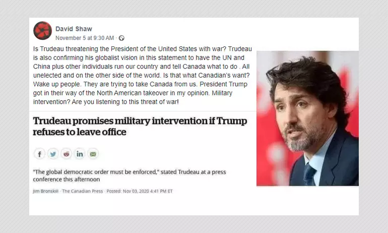 Will Canada Invade The US If Donald Trump Refuses To Leave? Not Really