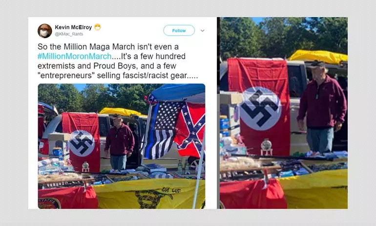 No, A Nazi Flag Was Not Seen At A Pro-Trump Rally In Washington DC