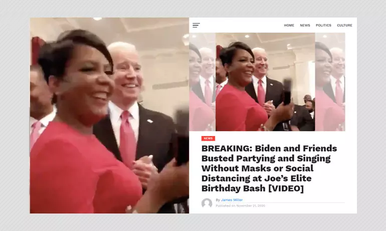 This Video Of Joe Biden Partying Was Shot Before The COVID-19 Pandemic