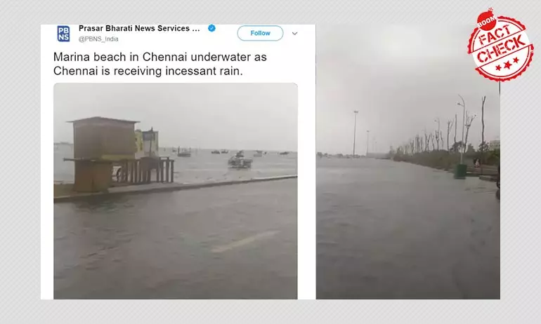 Prasar Bharati, DD News Share 2017 Video Of Marina Beach As Recent